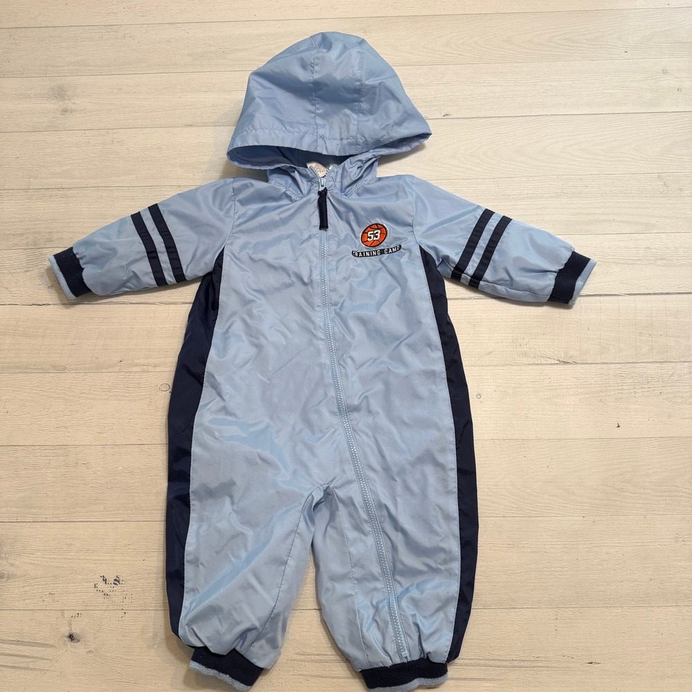 Starting out baby boy one piece wind‎ suit romper 9  months